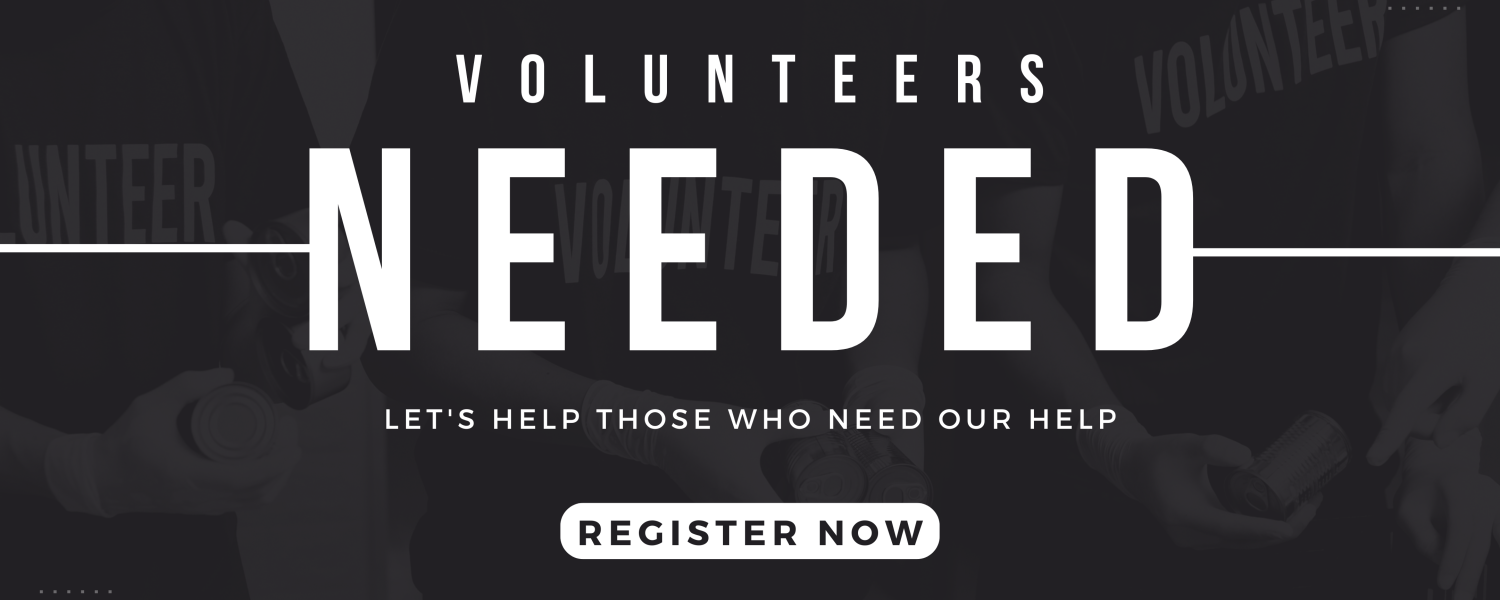 Volunteers Needed Banner